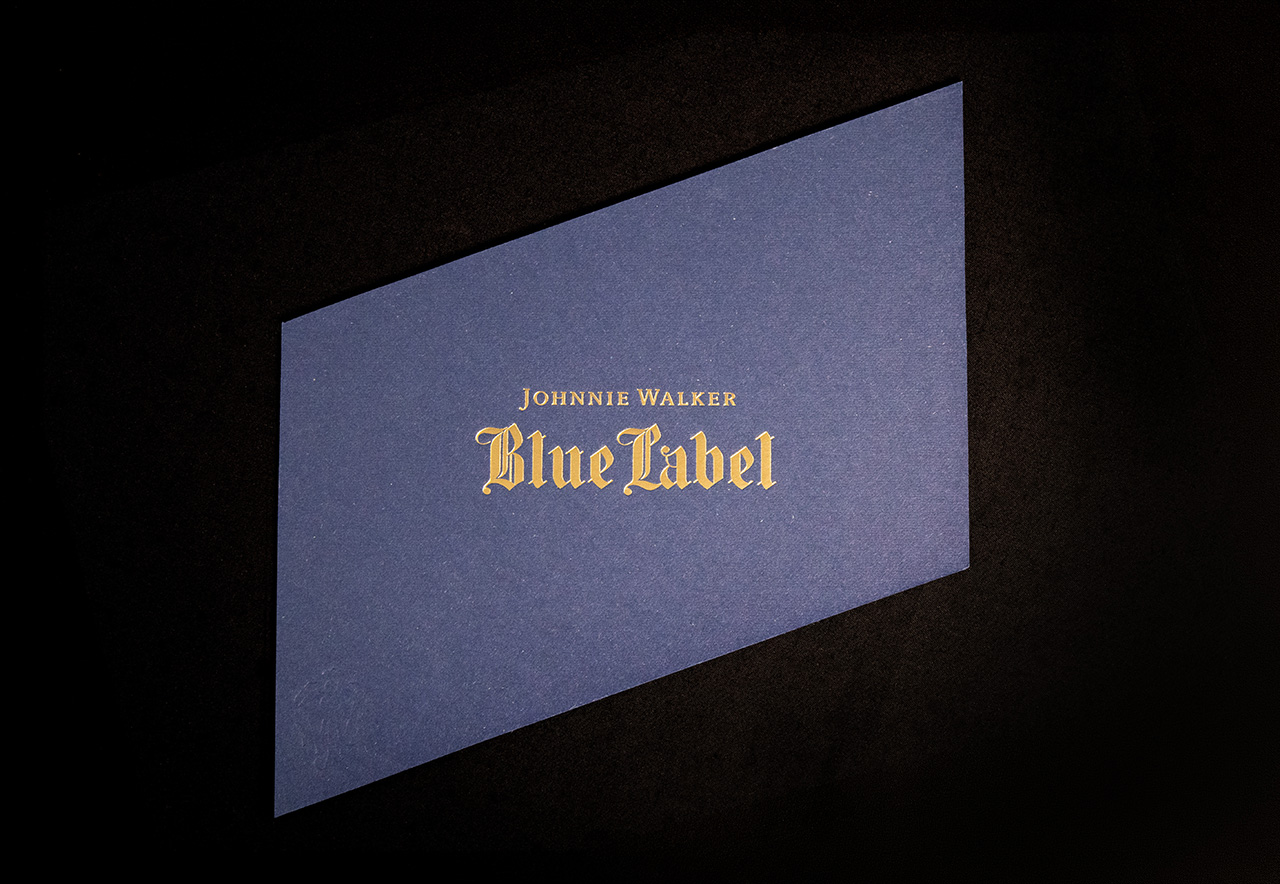Luxury Invitation Printing | Johnnie Walker Blue Label | Dayfold