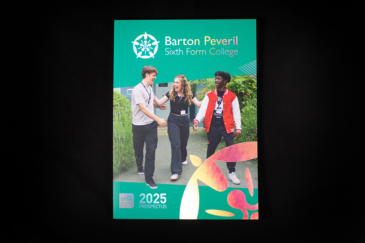 Barton Peveril Sixth Form | Prospectus Printing | Dayfold