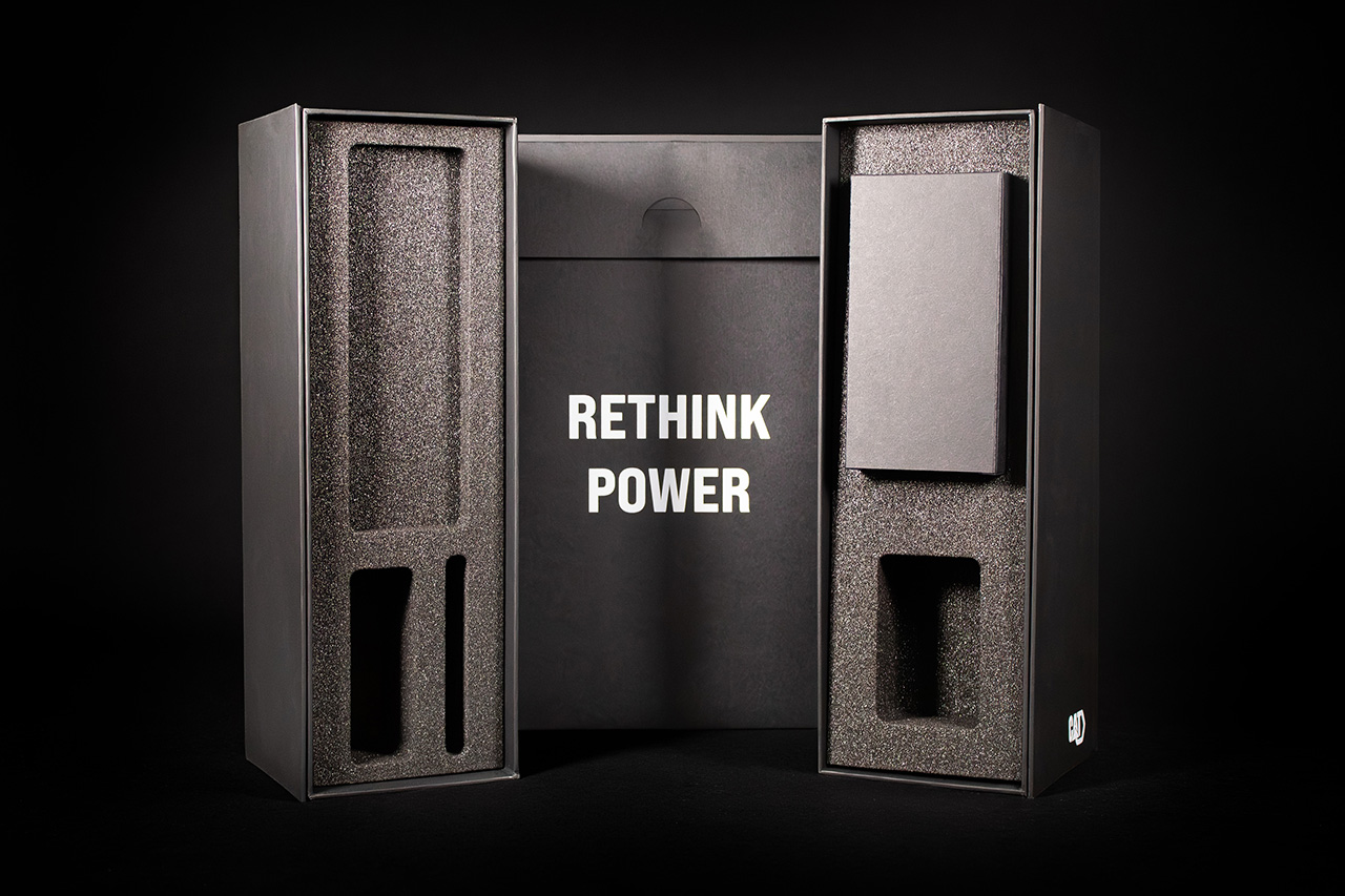 CAT Marine Power - Custom Rigid Box - Open View Showing Custom Laser Cut Foam Fitments